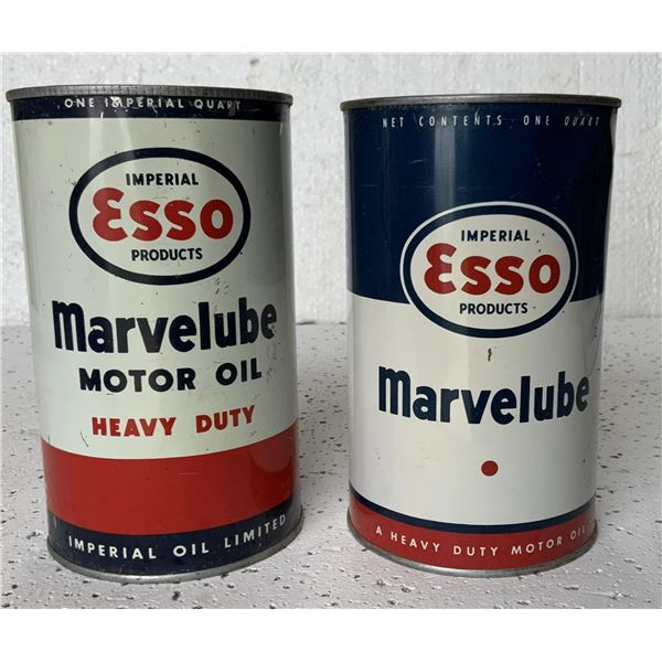 Two ESSO Marvelube Quarts
