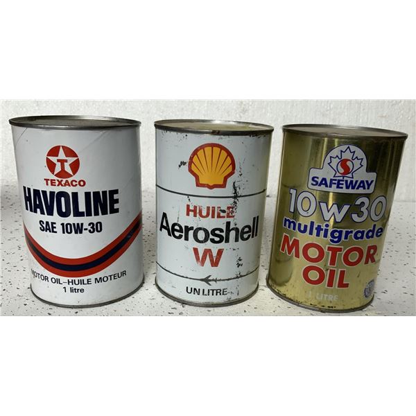 Texaco, Shell, Gulf Litres
