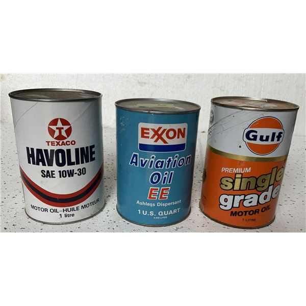 Exxon, Texaco, Gulf Litres