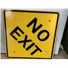 Image 1 : No Exit Sign
