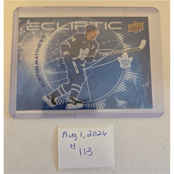Auston Matthews Insert Card