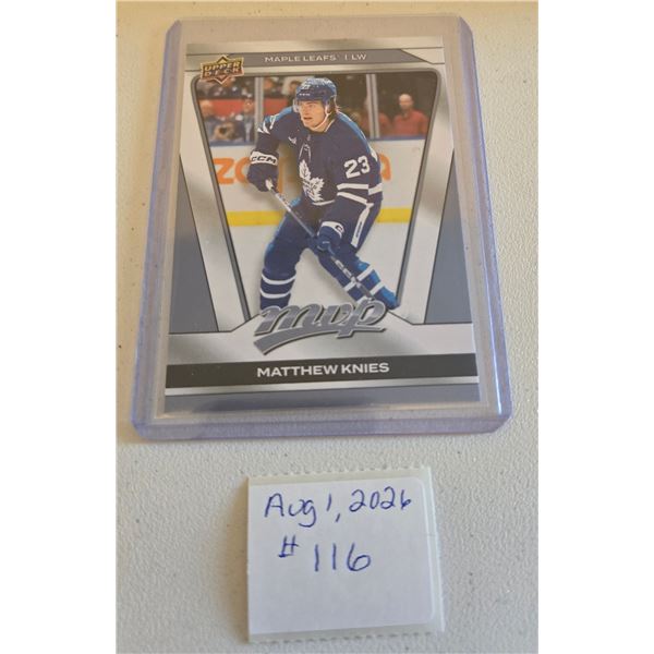 Matthew Knies Short Print Card