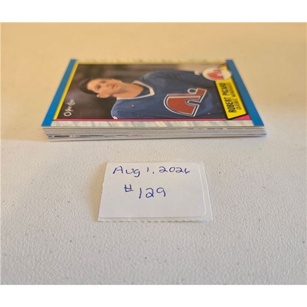 Assorted Quebec Nordiques and Colorado Avalanche Cards - No Duplicates