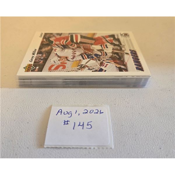 Assorted New York Rangers Cards - No Duplicates