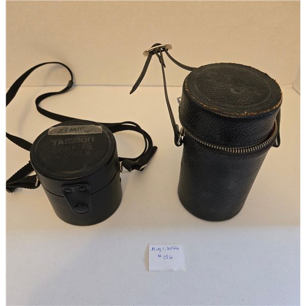 Antique Lens Cases - Lenses not included