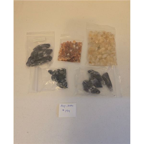 Various Rocks and Gems