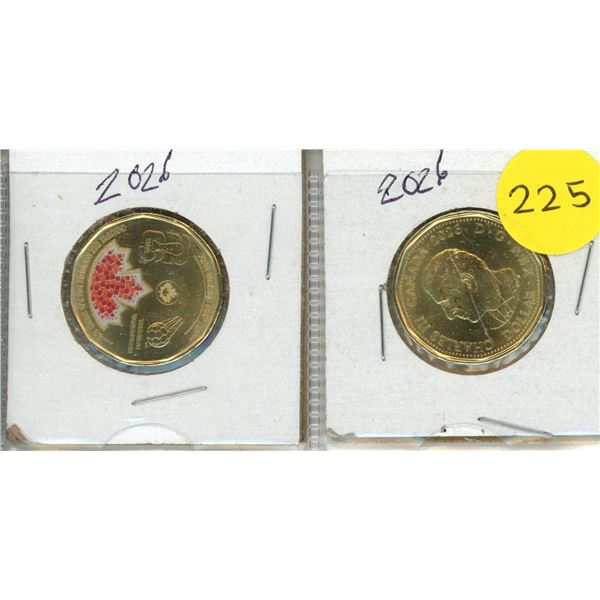 2026 Canadian commemorative coins honoring the FIFA World Cup - Coloured and Uncoloured.