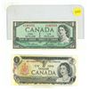 Image 1 : 1954 and 1973 Bank of Canada Uncirculated One Dollar.