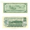 Image 2 : 1954 and 1973 Bank of Canada Uncirculated One Dollar.
