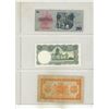 Image 10 : (5) Sheets of Foreign Currency Notes. (Total  15 Notes)