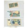 Image 8 : (5) Sheets of Foreign Currency Notes. (Total  15 Notes)