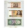 Image 3 : (5) Sheets of Foreign Currency Notes. (Total  16 Notes)