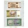 Image 4 : (5) Sheets of Foreign Currency Notes. (Total  16 Notes)