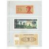 Image 5 : (5) Sheets of Foreign Currency Notes. (Total  16 Notes)