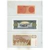 Image 6 : (5) Sheets of Foreign Currency Notes. (Total  16 Notes)