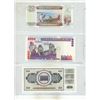 Image 8 : (5) Sheets of Foreign Currency Notes. (Total  16 Notes)