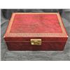 Image 5 : Jewelry Box with Turquoise Toned Fashion Jewelry (insert mechanism has some damage)