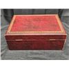 Image 6 : Jewelry Box with Turquoise Toned Fashion Jewelry (insert mechanism has some damage)