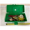 Image 1 : Green Tackle Box w/ Tackle