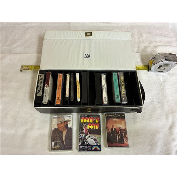 Asst. Collection of Cassette Tapes in Case