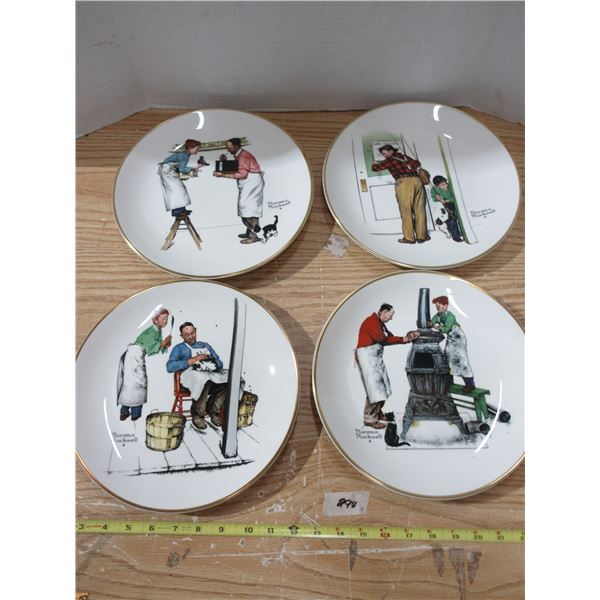 (4) 1979 Crown Lynn Ceramics Limited Edition Plates
