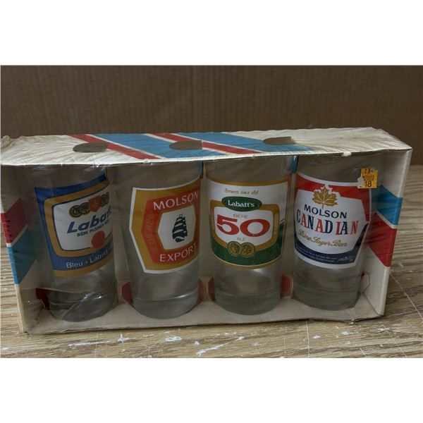 NTB Labatt 50th Anniversary Glass Set