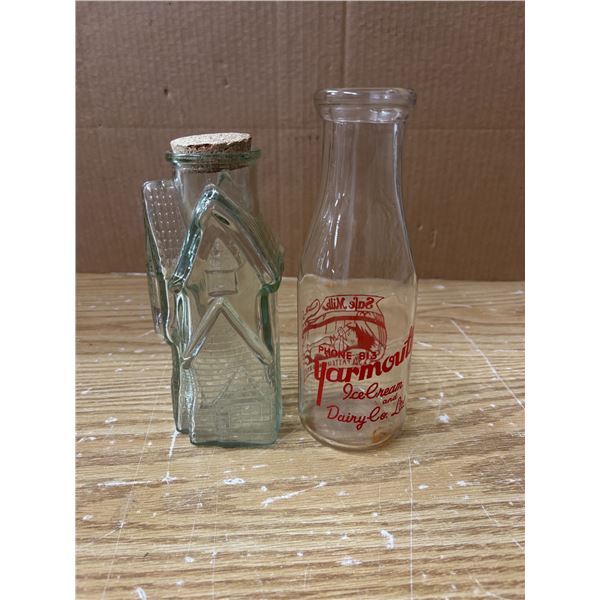 Safe Milk Bottle Phone 8 1/2, House Bottle