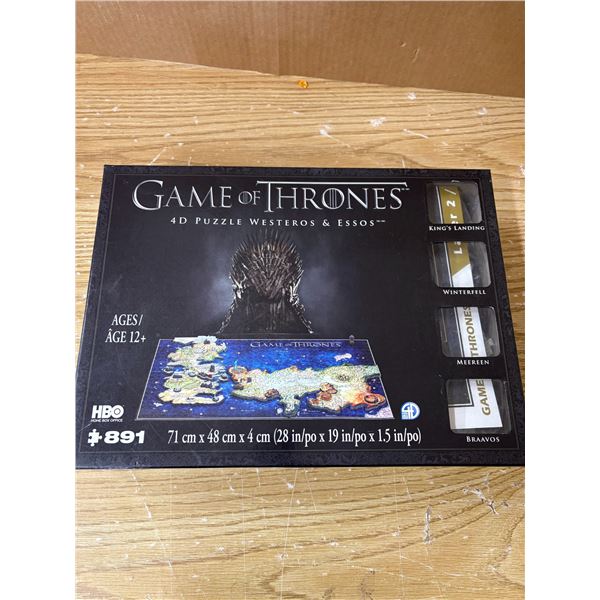 Games of Throne 4D Puzzle