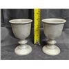 Image 2 : (2) Cast Aluminum Chalices & Religious Keepsake Tin w/ Collector Spoons, Pins, etc.