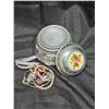 Image 5 : Vintage Pink Lady Figurine & Musical Trinket Box w/ Fashion Jewlery