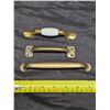 Image 2 : Vintage Style Brass Coloured Hardware Lot