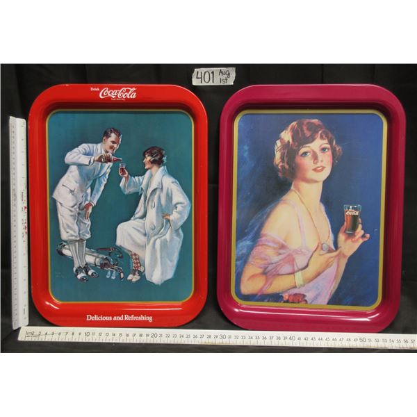 Vintage Coke Cola Tray (1926 and 1927) Extra Long
