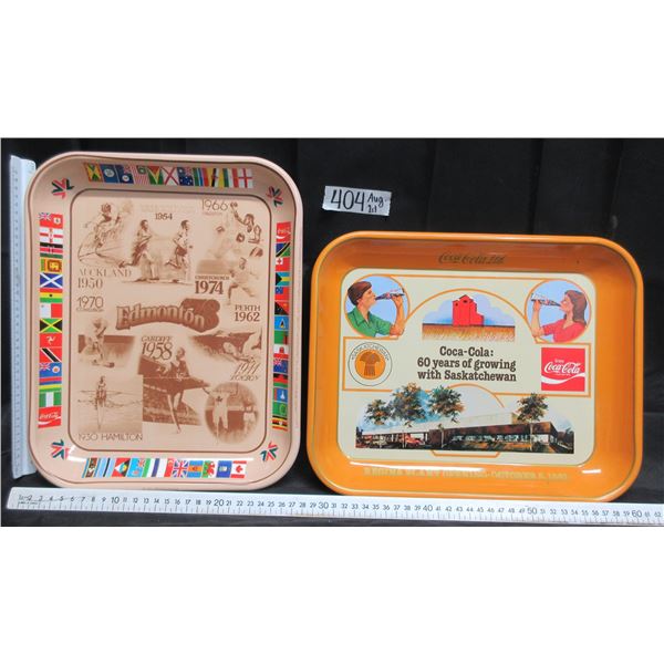 Coca Cola Trays Saskatchewan and Edmonton