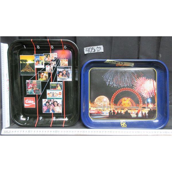 Coca Cola Trays "Vancouver Expo 86"