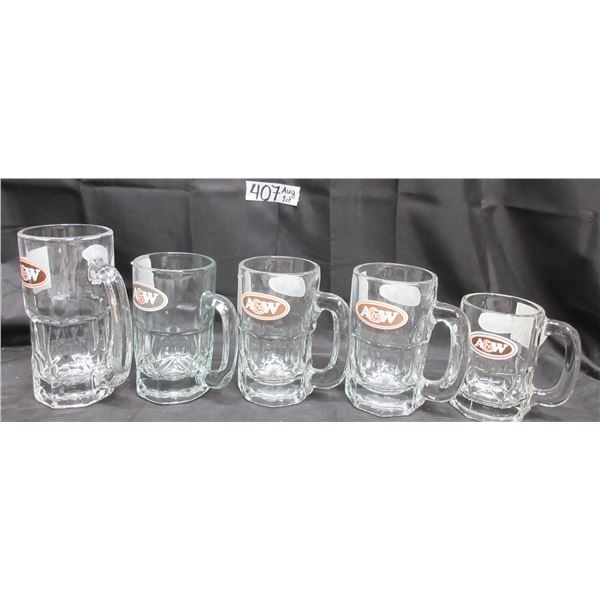 A&W Root Beer Mugs