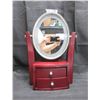 Image 1 : Gentleman's 2 side Shaving Mirror with 2 drawers