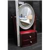 Image 3 : Gentleman's 2 side Shaving Mirror with 2 drawers