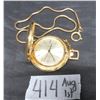 Image 1 : Quasar- swiss Made Pocket Watch With Chain- Working