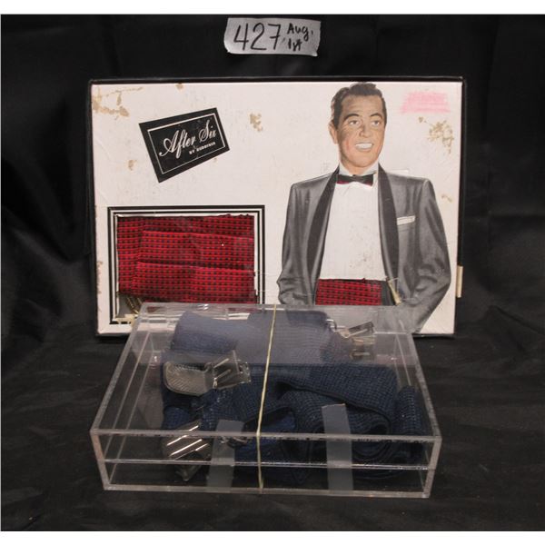 Suspender, Cummerbund and Bow Tie