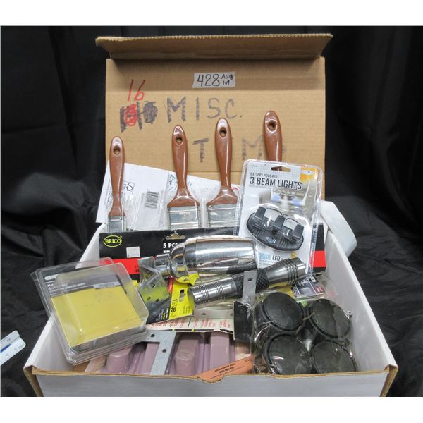Box of 16 misc. Item