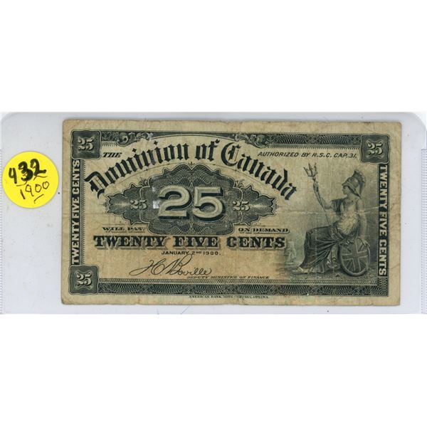 1900 Shinplaster Bill