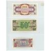 Image 2 : 3 Uncirculated WWII British ARMED Force/one pound, 50 and 5