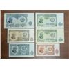 Image 2 : 6 1950'S Uncirculated Foreign Bills