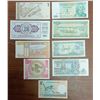 Image 3 : 9 Vintage Uncirculated Bills