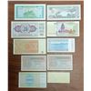Image 2 : 10 Uncirculated Foreign Vintage Bills