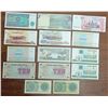 Image 4 : 14 Uncirculated Foreign Vintage Bills