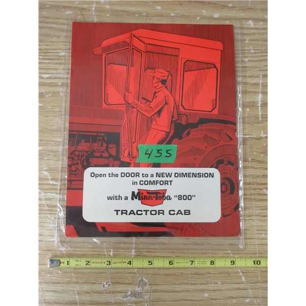 Minn.-Toba 800 Tractor Cab Brochure