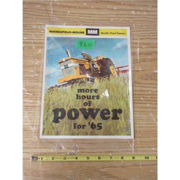1965 Minneapolis-moline Equipment Catalog