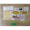 Image 2 : Mix Lot Decals or Stcikers , Cockshutt, Coca-Cola ,Ogilvie Flour, Licoln, Star Weekly, 21 Total