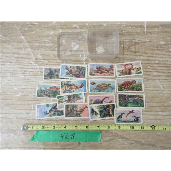 (16) Dinosaurs Red Rose Tea Crads